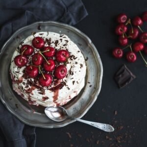 Cherry Chocolate Pavlova