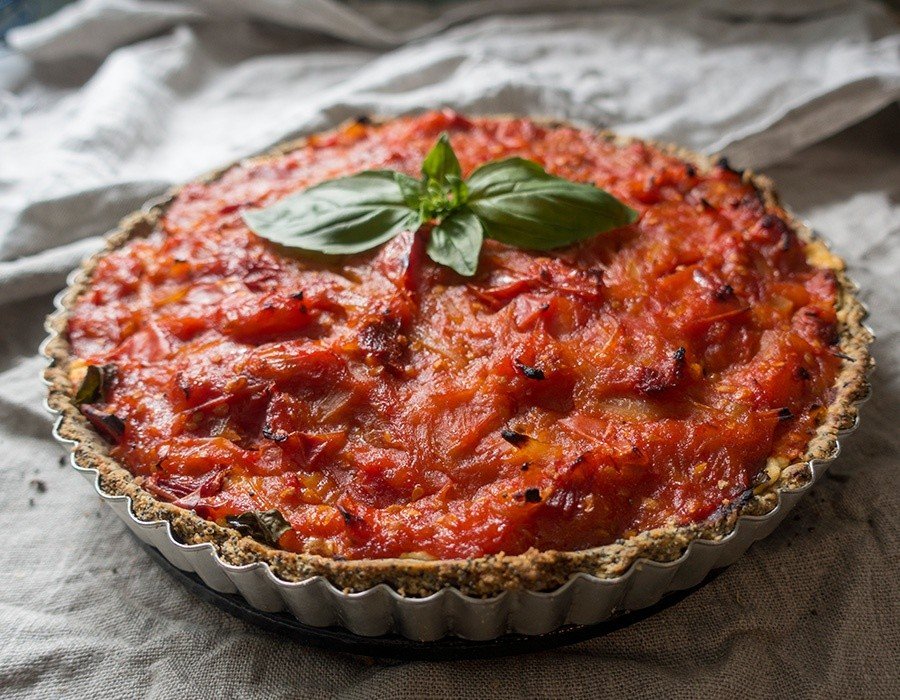 Old-fashioned Tomato Pie 1 Old-fashioned Tomato Pie