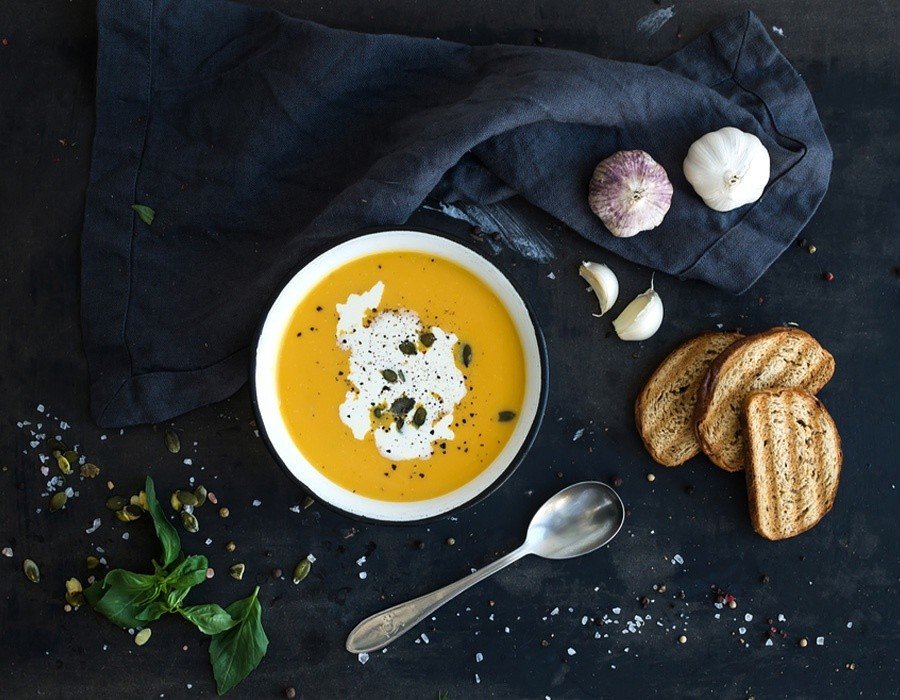 Glorious Roasted Pumpkin Soup 1 Glorious Roasted Pumpkin Soup