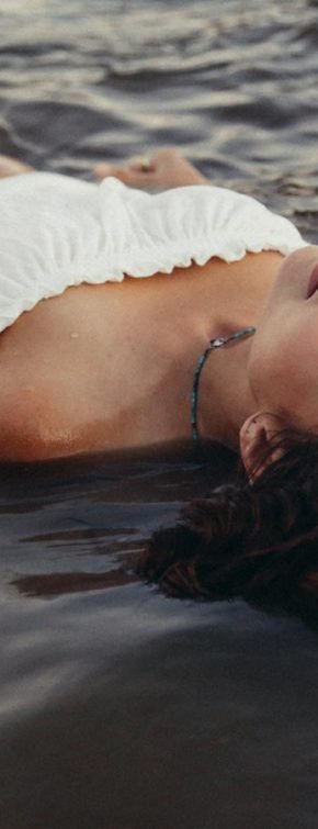 Floating on the water