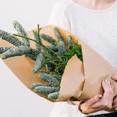 These bright, beautiful leaves deserve their own vase and pedestal